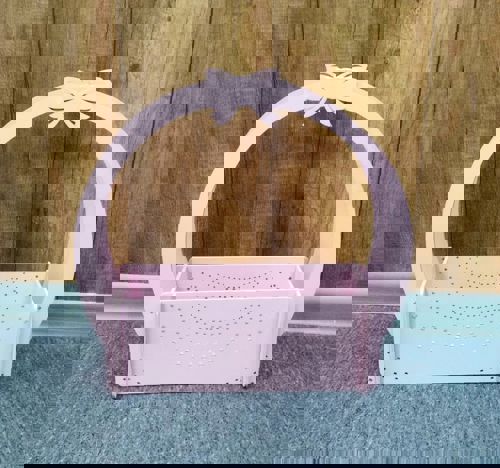 طرح سبد برش لیزری دکور - laser cut basket decor ve - برای دستگاه CNC چوب و لیزر (سی ان سی)