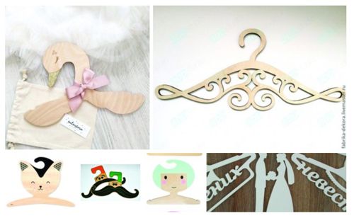 طرح آویز سفارشی زنبور برش لیزری برای اتاق کودکان قالب - laser cut bee custom hanger for kids room template ve - برای دستگاه CNC چوب و لیزر (سی ان سی)