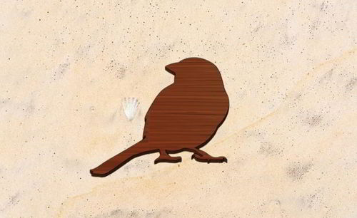 طرح برش لیزری پرنده دوبعدی شکل - laser cut bird 2d shape - برای دستگاه CNC چوب و لیزر (سی ان سی)