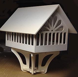 طرح برش لیزری خانه پرنده پرنده - laser cut bird house - برای دستگاه CNC چوب و لیزر (سی ان سی)