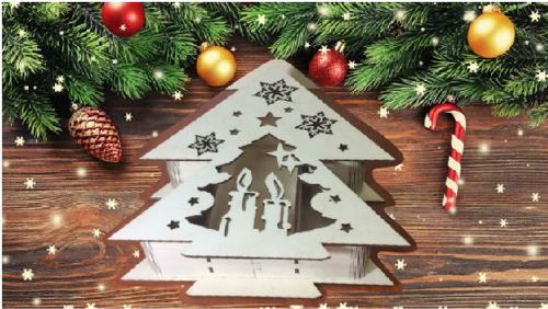 طرح قالب جعبه برش لیزری - laser cut box template ve - برای دستگاه CNC چوب و لیزر (سی ان سی)