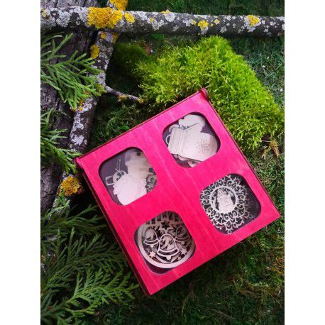 طرح جعبه برش لیزری با تزئینات - laser cut box with ornaments ve - برای دستگاه CNC چوب و لیزر (سی ان سی)