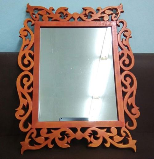 طرح آینه برش خورده با لیزر قاب - laser cut carved mirror frame ve - برای دستگاه CNC چوب و لیزر (سی ان سی)