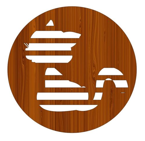 طرح برش لیزری گربه چوبی گرد برچسب هدیه - laser cut cat wooden round gift tag ve - برای دستگاه CNC چوب و لیزر (سی ان سی)