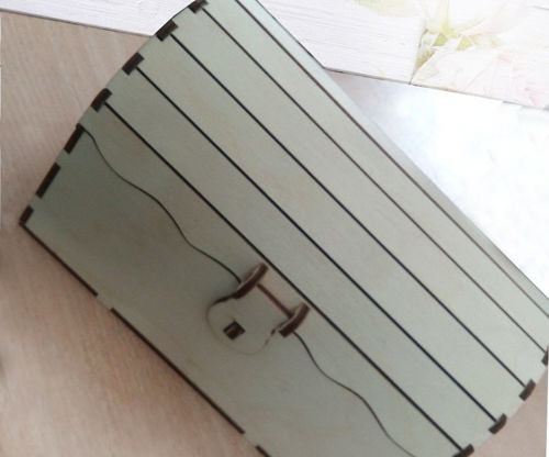 طرح جعبه صندوق برش لیزری - laser cut chest box ve - برای دستگاه CNC چوب و لیزر (سی ان سی)