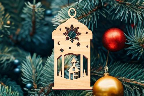 طرح آویزهای کریسمس برش لیزری آویزهای کریسمس برچسب هدیه - laser cut christmas baubles christmas pendants gift tag ve - برای دستگاه CNC چوب و لیزر (سی ان سی)