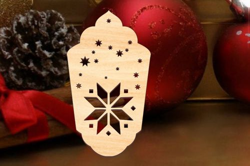 طرح برش لیزری کریسمس تزئینات آویزان بابلس تزئینات کریسمس - laser cut christmas ornament hanging bauble christmas decorations ve - برای دستگاه CNC چوب و لیزر (سی ان سی)