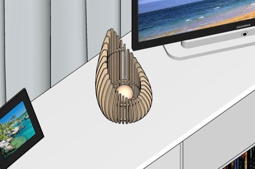 طرح laser-cut-christmas-wooden-table-lamp-minimal-table-lamp-cosy-table-lamp