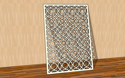 طرح پانل‌های قاب گریل کلاسیک برش لیزری - laser cut classic grill frame panels ve - برای دستگاه CNC چوب و لیزر (سی ان سی)