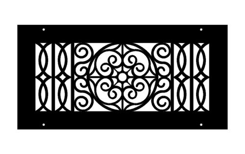طرح برش لیزری کلاسیک فرفورژه آهن الگو - laser cut classic wrought iron pattern - برای دستگاه CNC چوب و لیزر (سی ان سی)
