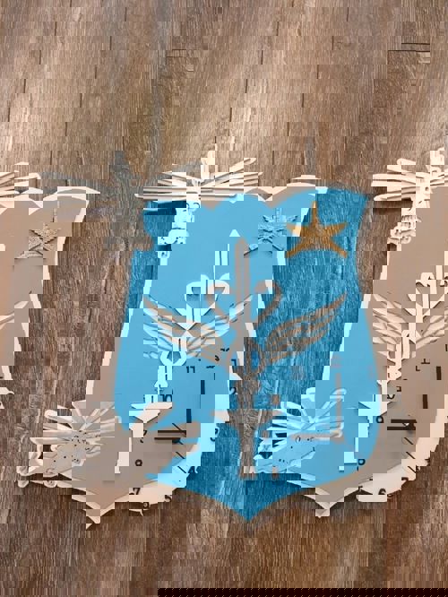 طرح ساعت برش لیزری - laser cut clock ve - برای دستگاه CNC چوب و لیزر (سی ان سی)