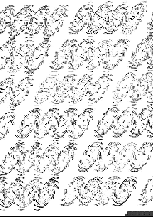 طرح برش لیزری ساعت وکتور مجموعه - laser cut clocks vector set ve - برای دستگاه CNC چوب و لیزر (سی ان سی)