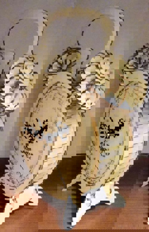 طرح ساعت برش لیزری چوبی - laser cut clock wooden ve - برای دستگاه CNC چوب و لیزر (سی ان سی)