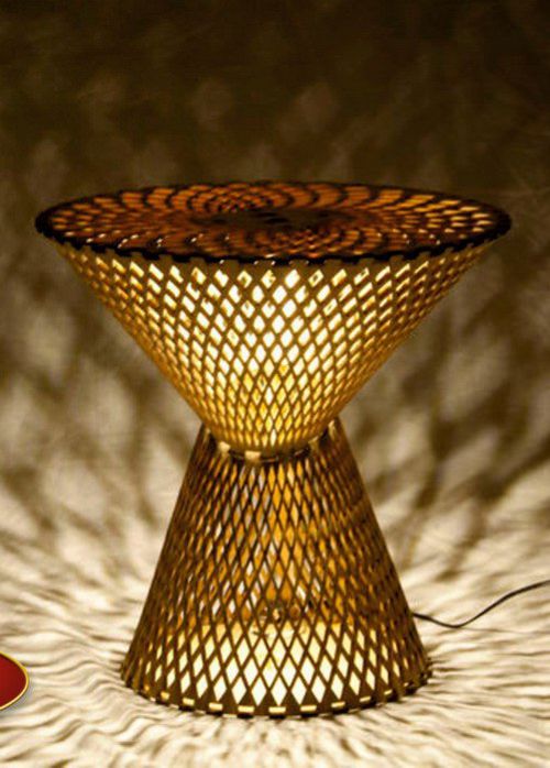 طرح لامپ رومیزی برش لیزری cnc - laser cut cnc table lamp ve - برای دستگاه CNC چوب و لیزر (سی ان سی)