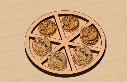طرح سینی سرو قهوه برش لیزری برای دفتر - laser cut coffee serving tray for office ve - برای دستگاه CNC چوب و لیزر (سی ان سی)