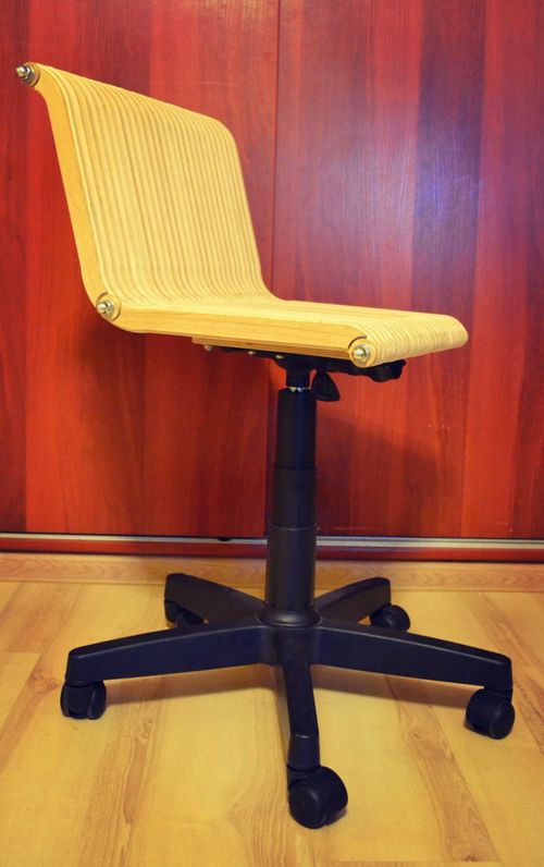 طرح صندلی کامپیوتر برش لیزری - laser cut computer chair - برای دستگاه CNC چوب و لیزر (سی ان سی)
