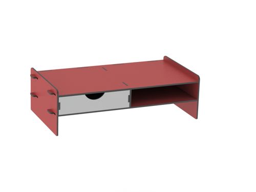 طرح laser-cut-computer-monitor-riser-desk-table-laptop-stand-shelf-with-drawer-ve