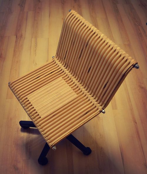 طرح صندلی چرخان کامپیوتری برش لیزری نیاز به تعمیر - laser cut computer revolving chair - برای دستگاه CNC چوب و لیزر (سی ان سی)