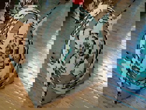 طرح ساعت مخفی برش لیزری - laser cut concealed clock - برای دستگاه CNC چوب و لیزر (سی ان سی)