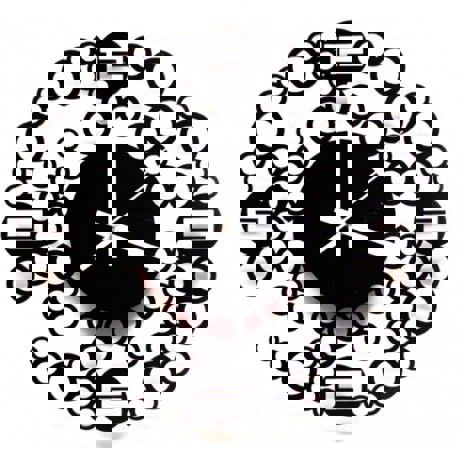 طرح ساعت دیواری مدرن برش لیزری - laser cut contemporary wall clock ve - برای دستگاه CNC چوب و لیزر (سی ان سی)