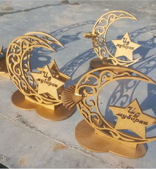 طرح laser-cut-crescent-napkin-holder