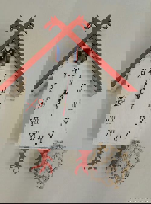 طرح ساعت فاخته برش لیزری - laser cut cuckoo clock ve - برای دستگاه CNC چوب و لیزر (سی ان سی)