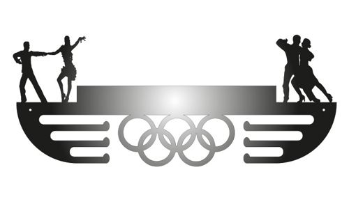 طرح مدال رقص برش لیزری - laser cut dance medal - برای دستگاه CNC چوب و لیزر (سی ان سی)