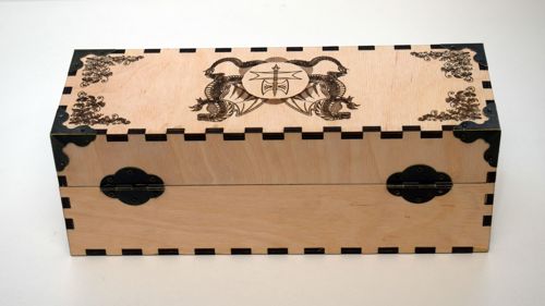 طرح جعبه تزئینی برش لیزری تصویر اژدها تصویر - laser cut decoration box dragon image ve - برای دستگاه CNC چوب و لیزر (سی ان سی)