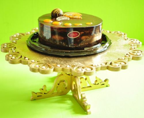 طرح برش لیزری کیک تزئینی پایه - laser cut decorative cake stand ve - برای دستگاه CNC چوب و لیزر (سی ان سی)
