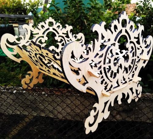 طرح سبد آبنبات تزئینی برش لیزری - laser cut decorative candy basket ve - برای دستگاه CNC چوب و لیزر (سی ان سی)