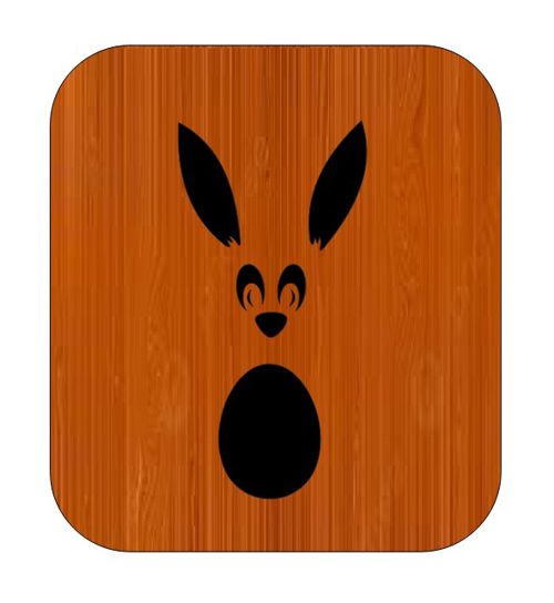 طرح برش لیزری تزئینی حکاکی عید پاک خرگوش - laser cut decorative engraved easter bunny ve - برای دستگاه CNC چوب و لیزر (سی ان سی)