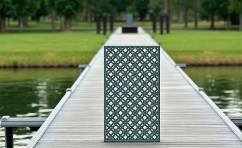 طرح پنل برش لیزری تزئینی گریل پانل برای باغ باغ - laser cut decorative grill panel for garden ve - برای دستگاه CNC چوب و لیزر (سی ان سی)
