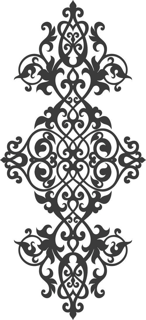 طرح پانل‌های تزئینی برش لیزری شبکه - laser cut decorative panels lattice - برای دستگاه CNC چوب و لیزر (سی ان سی)