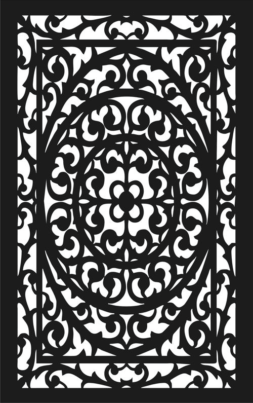 طرح laser-cut-decorative-privacy-partition-indoor-panel-room-divider-lattice-seamless-design-pattern