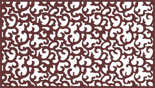 طرح پارتیشن دکوراسیونی برش لیزری حریم خصوصی داخلی پانل های جالی جداکننده اتاق پارچه - laser cut decorative privacy partition indoor panels jali room divider - برای دستگاه CNC چوب و لیزر (سی ان سی)