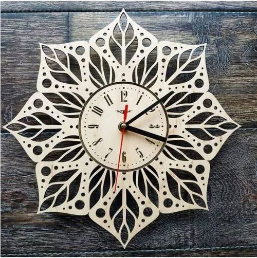 طرح laser-cut-decorative-wall-clock-ve