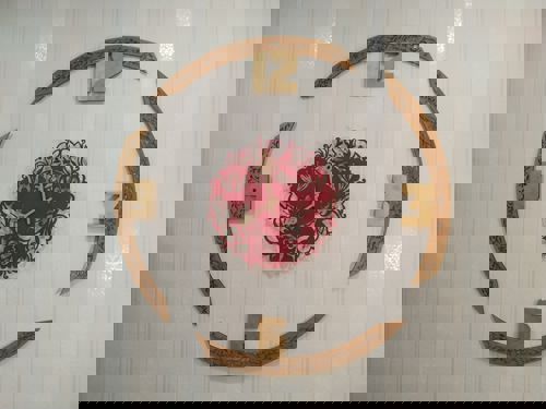 طرح برش لیزری تزئینی ساعت - laser cut decor clock ve - برای دستگاه CNC چوب و لیزر (سی ان سی)