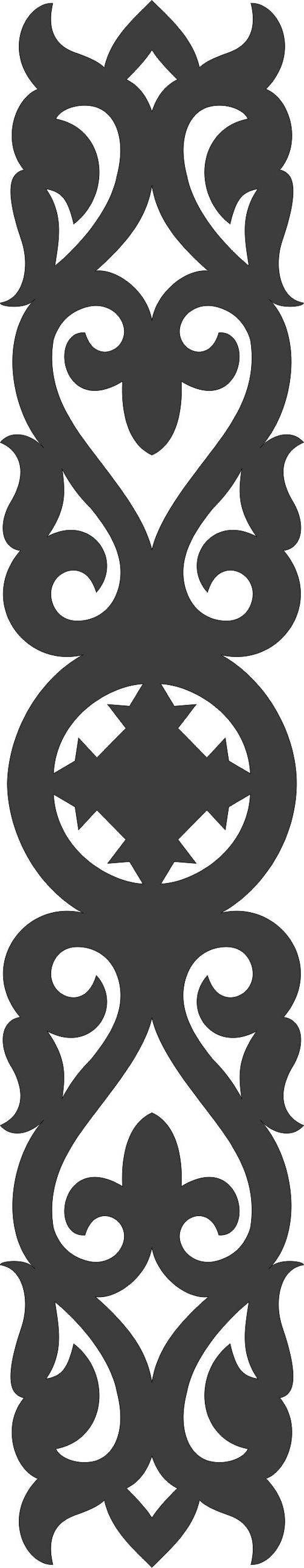 طرح برش لیزری دکوراسیون شبکه درز طراحی - laser cut decor lattice seamless design - برای دستگاه CNC چوب و لیزر (سی ان سی)