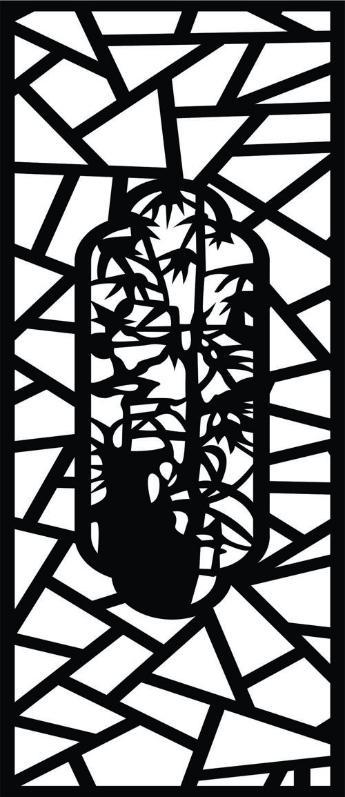 طرح برش لیزری دکور یکپارچه گلدار گلدار شبکه استنسیل پانل - laser cut decor seamless floral floral lattice stencil panel - برای دستگاه CNC چوب و لیزر (سی ان سی)