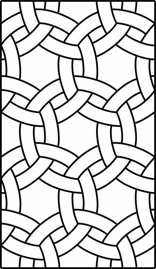 طرح برش لیزری دکور درز جداکننده گلدار شبکه پانل - laser cut decor seamless separator floral lattice panel - برای دستگاه CNC چوب و لیزر (سی ان سی)