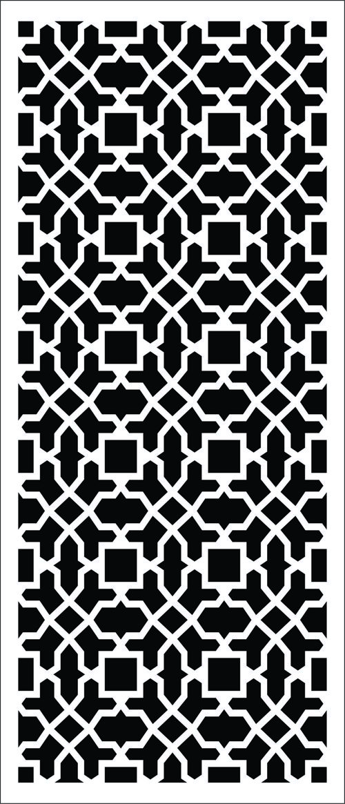 طرح برش لیزری دکور درز جداکننده گل شبکه استنسیل استنسیل - laser cut decor seamless separator floral lattice stencil - برای دستگاه CNC چوب و لیزر (سی ان سی)