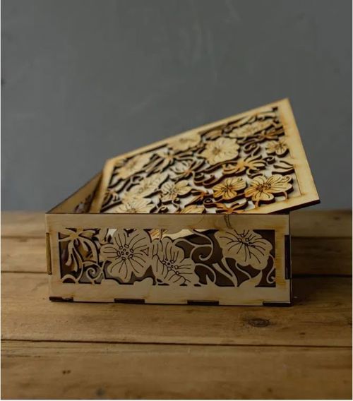 طرح laser-cut-decor-wooden-gift-box-ve