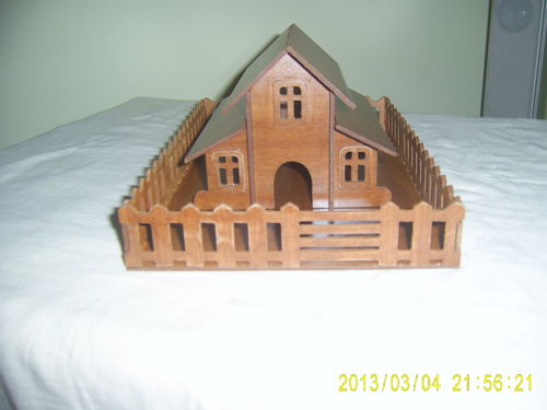 طرح‌های برش لیزری خانه چوبی - laser cut designs wooden house - برای دستگاه CNC چوب و لیزر (سی ان سی)