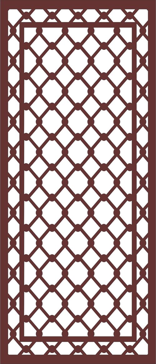طرح جداکننده برش لیزری درز شبکه پانل پارچه - laser cut divider seamless lattice panel - برای دستگاه CNC چوب و لیزر (سی ان سی)