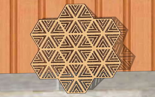 طرح برش لیزری دیواری جداکننده اتاق تزئینی پانل گریل جالی طراحی عناصر - laser cut diy room divider decorative grill panel jali design elements - برای دستگاه CNC چوب و لیزر (سی ان سی)