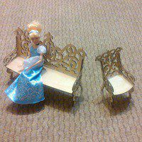 طرح مجموعه مبل عروسکی برش لیزری - laser cut doll sofa set ve - برای دستگاه CNC چوب و لیزر (سی ان سی)