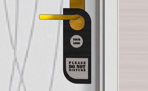 طرح دستگیره درب با برش لیزری علامت مزاحمت - laser cut do not disturb door handle sign ve - برای دستگاه CNC چوب و لیزر (سی ان سی)