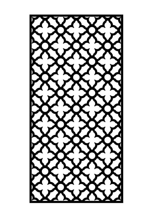 طرح برش لیزری درب پانل - laser cut door panel - برای دستگاه CNC چوب و لیزر (سی ان سی)