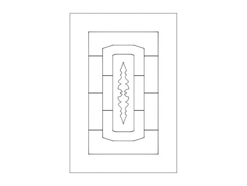 طرح الگوی درب برش لیزری طراحی زیبا - laser cut door pattern elegant design - برای دستگاه CNC چوب و لیزر (سی ان سی)
