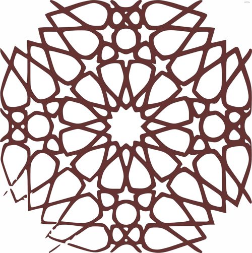 طرح برش لیزری اتاق نقاشی جلی جداکننده الگوی درز - laser cut drawing room jali separator seamless pattern - برای دستگاه CNC چوب و لیزر (سی ان سی)